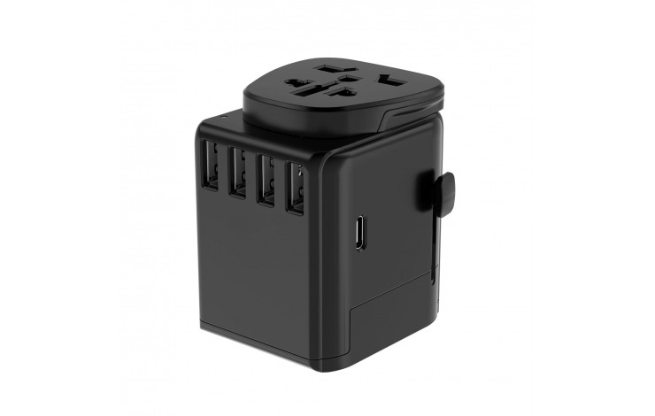 Voyager 5 Port Travel Adaptor