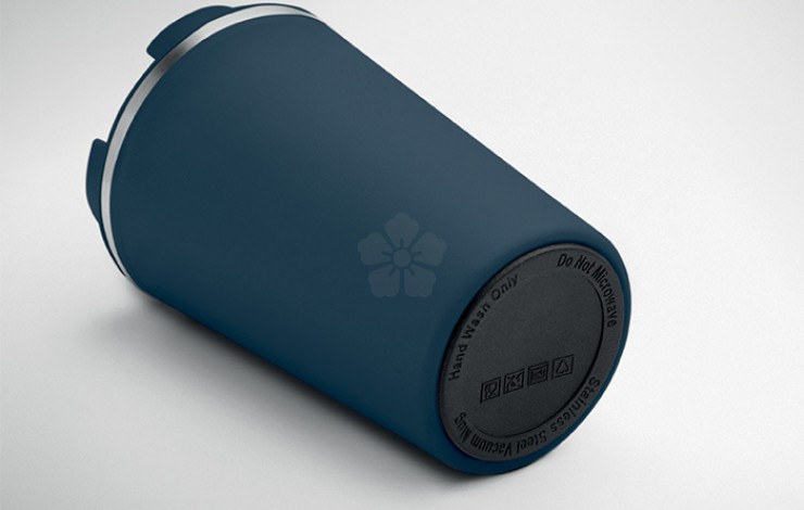 Santorini 350ml Steel Travel Mug