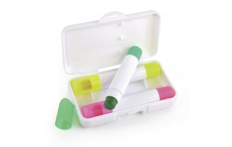 Wax Crayon Highlighter Set