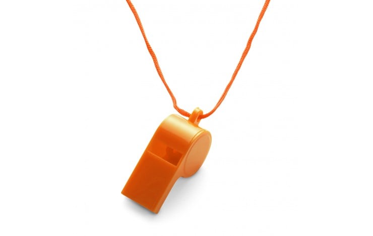 Whistle with Neck Cord