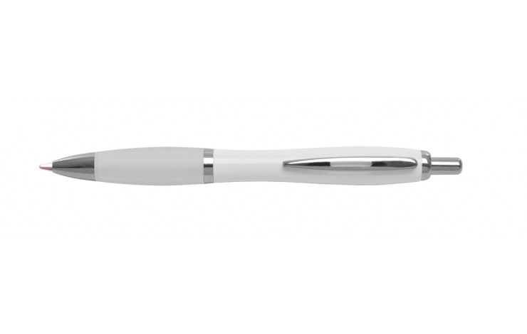 White Curvy Ballpen