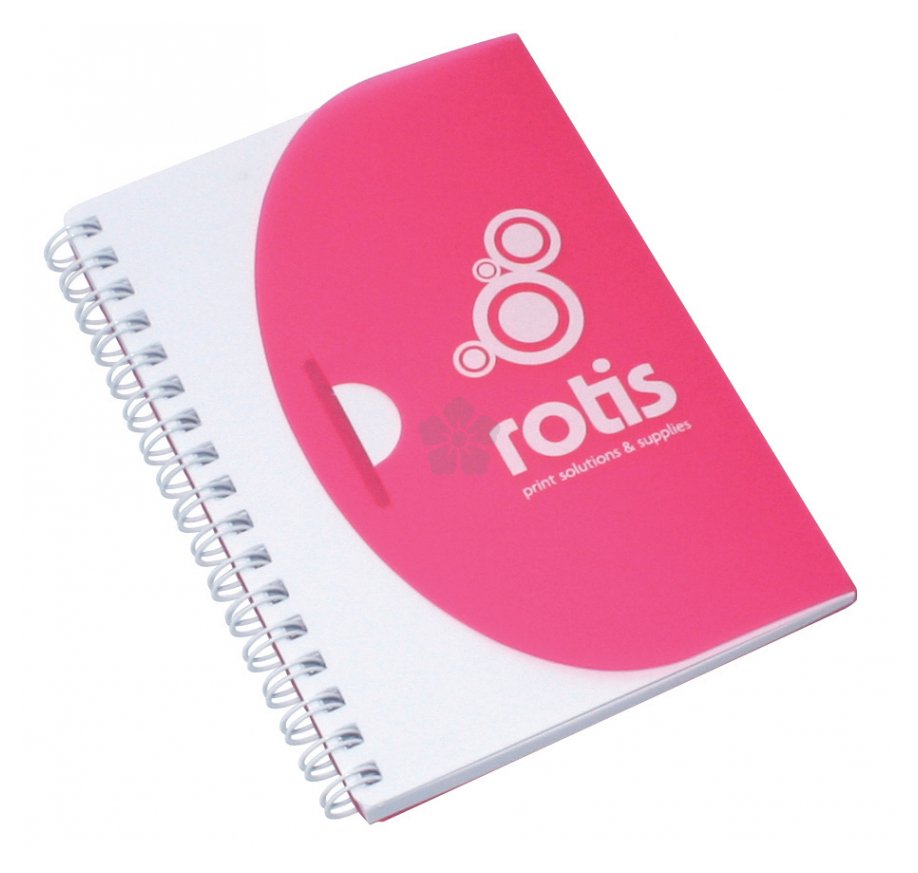 Promotional Wiro Smart Curve Notebook A6, Personalised by MoJo Promotions