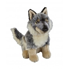 Wolf Soft Toy with Scarf