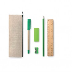 Wooden Pencil Case Set