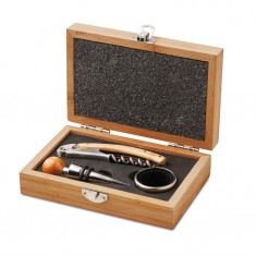 Wooden Wine Gift Set