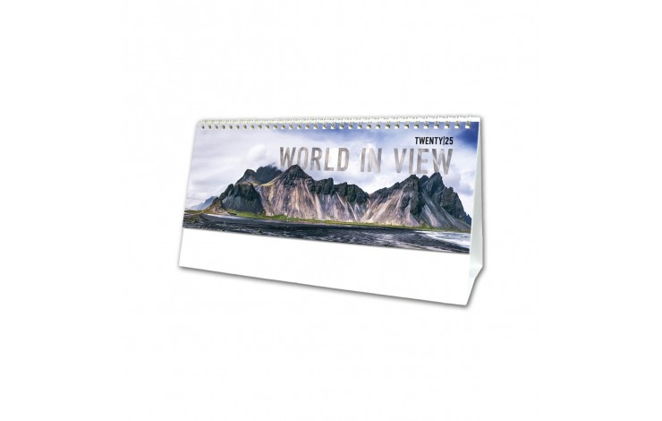 World in View Desk Calendar