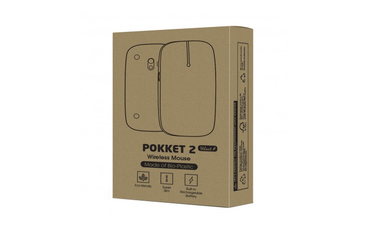 Xoopar Pokket Wheat Straw Wireless Mouse