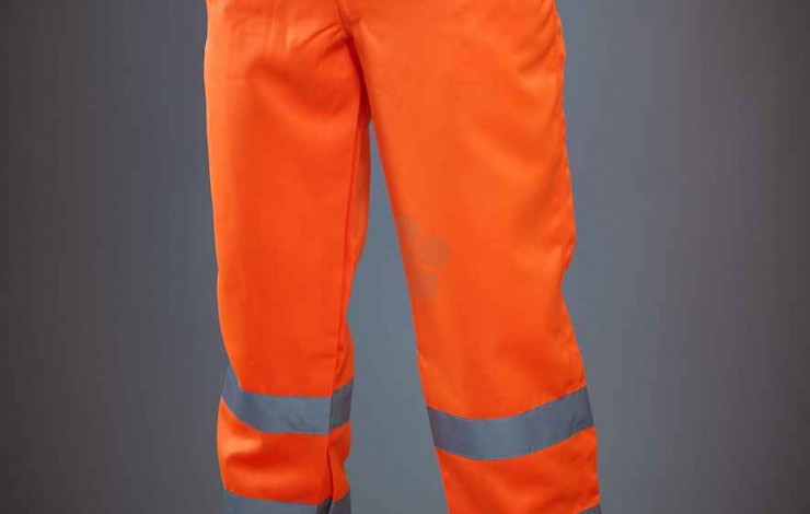 Yoko Hi-Vis Poly/Cotton Work Trousers