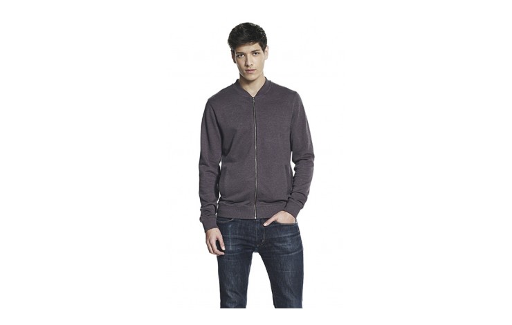 Zipped Bomber Jacket