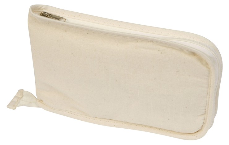 Zipped Cotton Fold-up Shopper