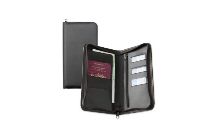 Zipped Travel Wallet
