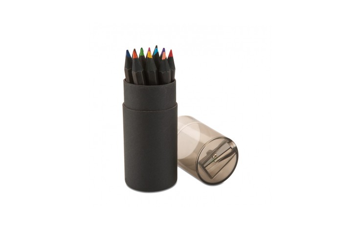 Black 12 Pencil Tube
