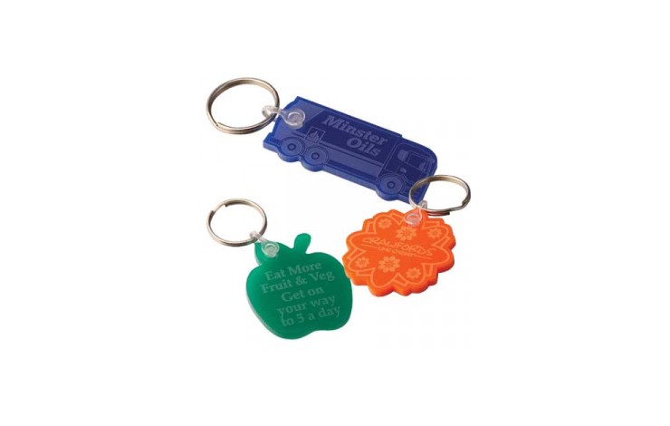 Embossed Acrylic Keyrings